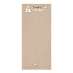 Carte Publicitaire Thé Brown, exemple de pack cadeaux d'affaires