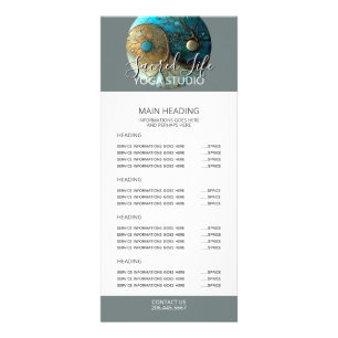 Carte Publicitaire Tides of Balance Yin Yang Design