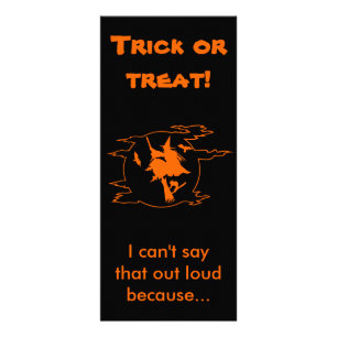 Carte Publicitaire Trick-or-Treat du mutisme sélectif