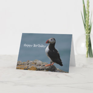 Carte Puffin Anniversaire Salutations