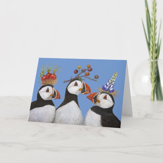 Carte Puffin Trio (Devant)