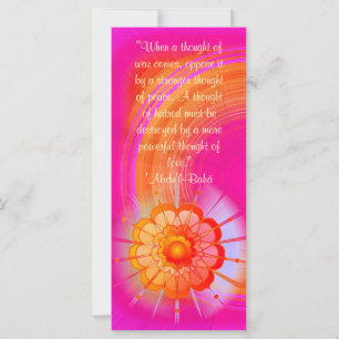 Carte Puissante pensée Ruhi citation