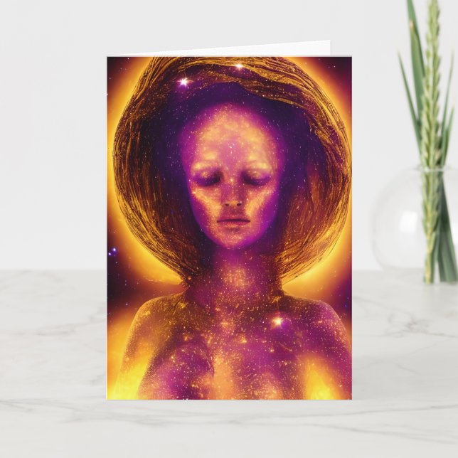 Carte Puissante Star Woman Toutes les occasions (Devant)
