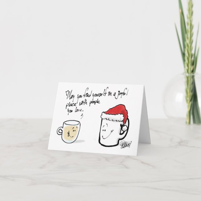 Carte Puissiez-vous vous trouver dans un endroit joyeux… (Devant)