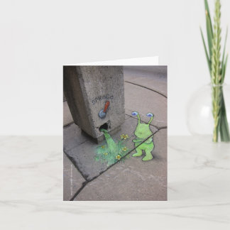 Carte pulling the sprling