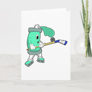 Carte Pulvérisateur de glace au hockey sur glace avec bâ