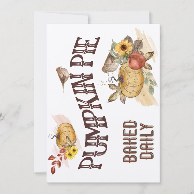 CARTE PUMPKIN PIE (Devant)