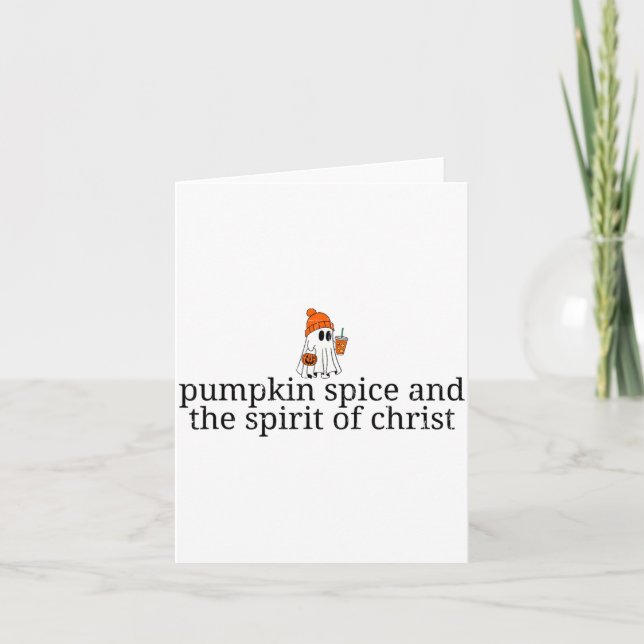 Carte Pumpkin Sce And The Srit Of Christ, Christian Hall (Devant)
