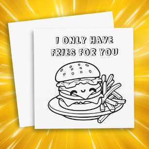 Carte Pun Romantique Drôle Mignon pour votre page de col