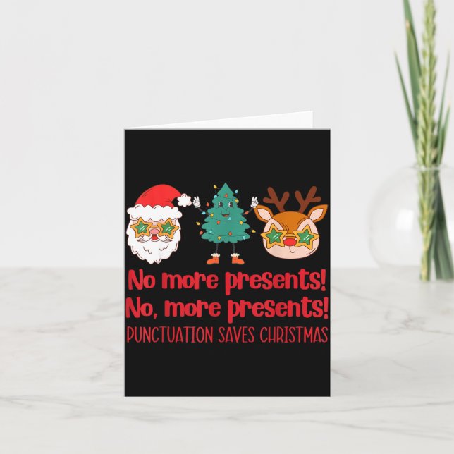 Carte Punctuation Saves Christmas Reading Teacher Ela Gr (Devant)