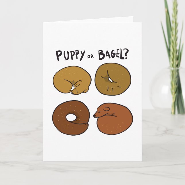 CARTE PUPPER OU BAGEL (Devant)