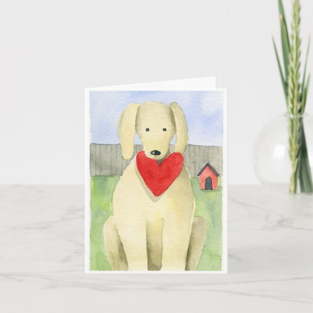Carte Puppy Love - Note Card (Devant)