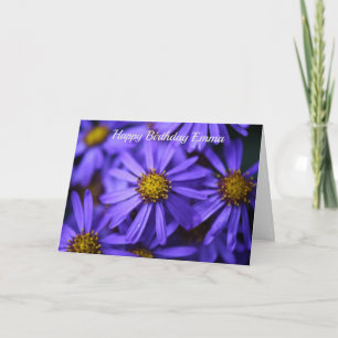 Carte Purple Aster Flowers à RHS Garden Wisley Anniversa