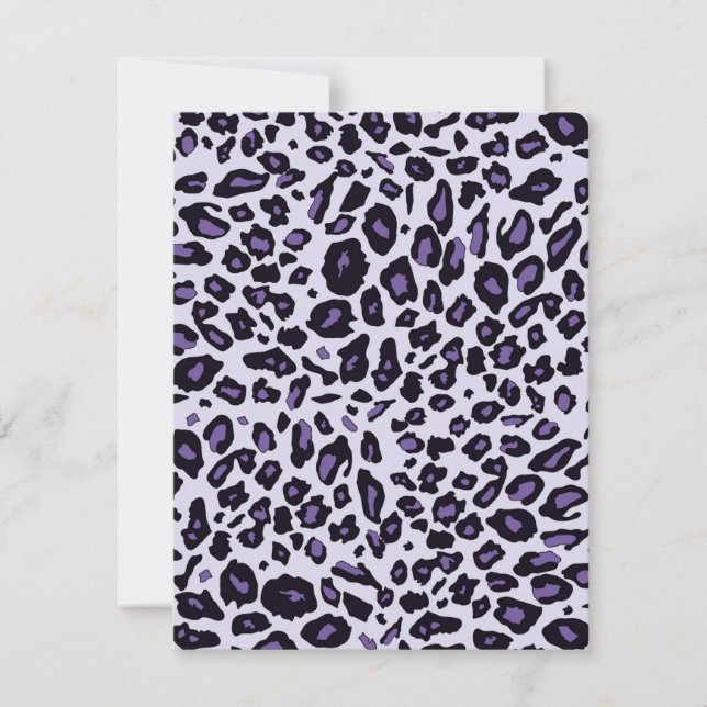 Carte Purple leopard (Devant)