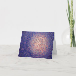 Carte Purple Moon Pink Cute Moonlight