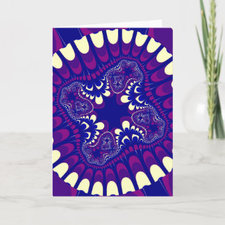 Carte Purple Morning Glory Flower