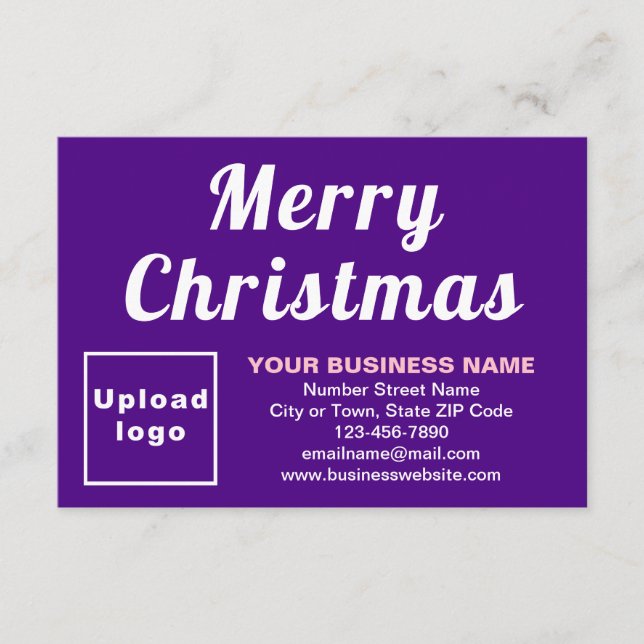 Carte Purple; Noël; Affaires; Petits Appartements (Devant)