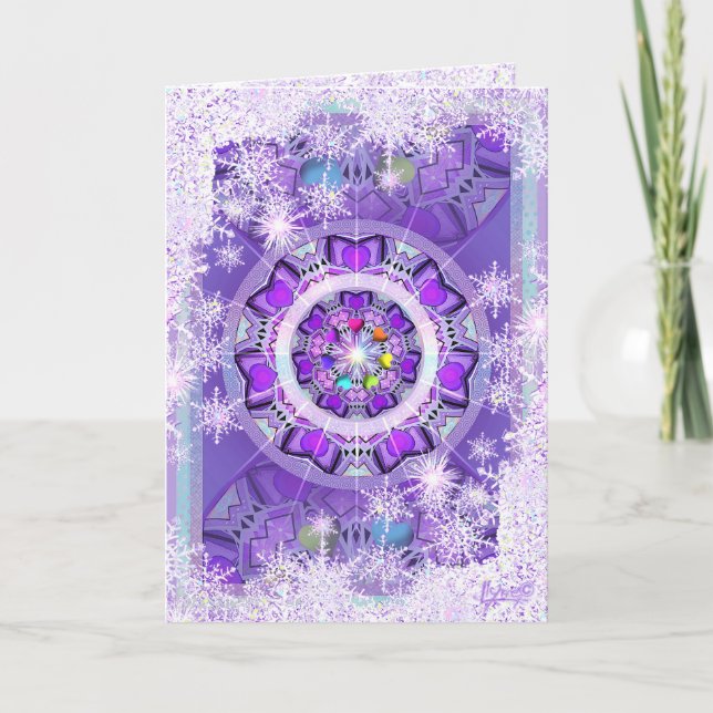 Carte Purple W2 et neige (Devant)