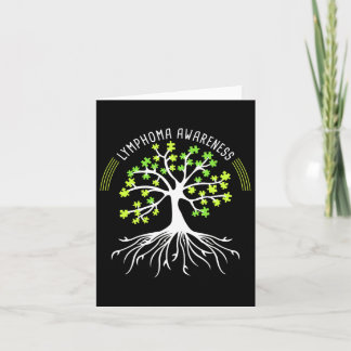 Carte Puzzle d'arbre de sensibilisation à la lymphome
