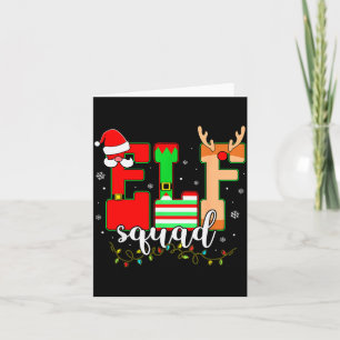 Carte Pyjama Elf Squad pour femmes adultes filles garçon