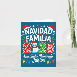 Carte Pyjamas de Noël assortis pour la famille Navidad E