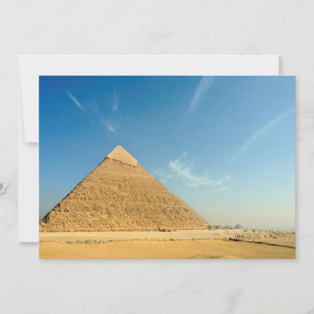 Carte Pyramide de Khafre (Chephren), Gizeh, Egypte (Devant)