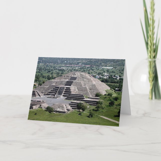 Carte Pyramide de la Lune, Teotihuacan, Mexique (Devant)
