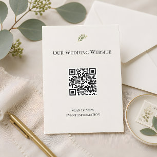 Carte QR de site Web de verdure d'eucalyptus de lu