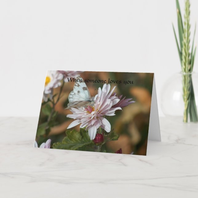 Carte Quand quelqu'un vous aime (Devant)