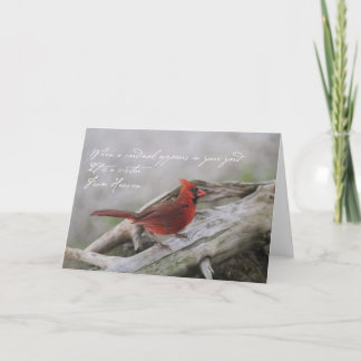 Carte Quand un cardinal apparaît dans votre cour…