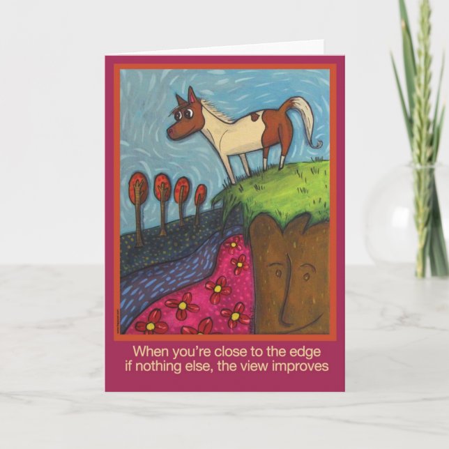 Carte Quand vous êtes près du bord… (Devant)