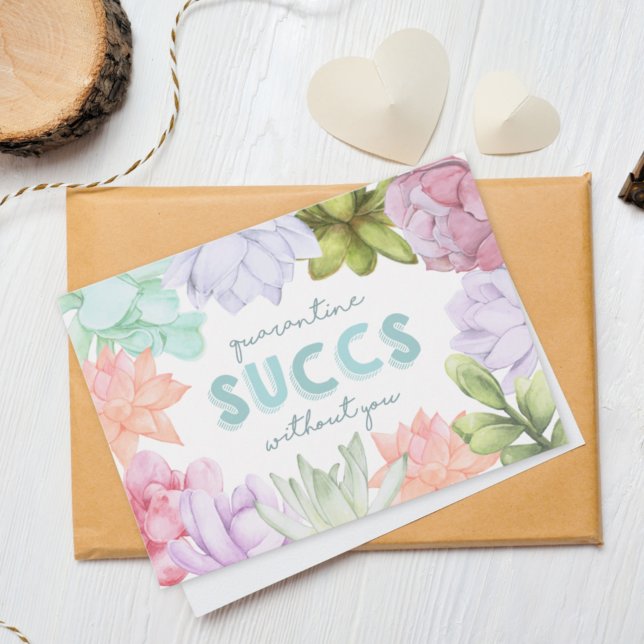 Carte Quarantine Sucre sans vous | Drôle Miss You (Créateur téléchargé)