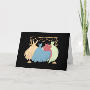 Carte Quatre Robes Convient À Une Princesse