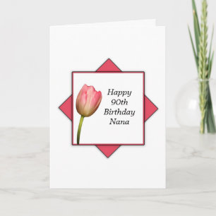 Carte Quatre-vingt-dixième anniversaire de Nana