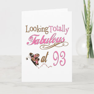 Carte quatre-vingt-treizième Anniversaire