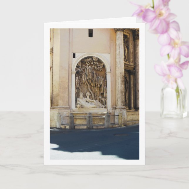 Carte Quattro Fontane, Le Tibre, Rome, Italie (Orchidée)