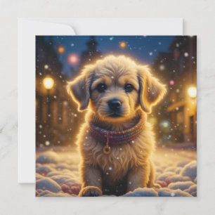 Carte Que l'Esprit de Noël soit avec toi Chien Chien Chi