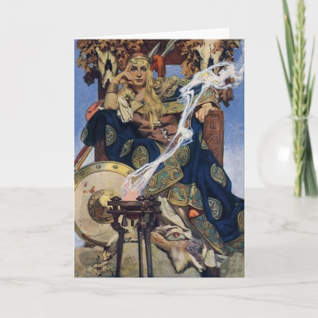 Carte Queen Maeve Warrior Princess Imaginaire Art (Devant)