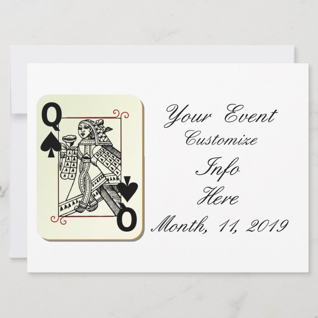 Carte Queen of Spades Thunder_Cove (Devant)