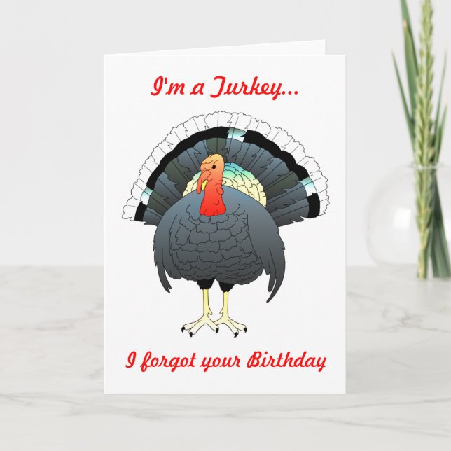 Carte Quel anniversaire de la Turquie (Devant)