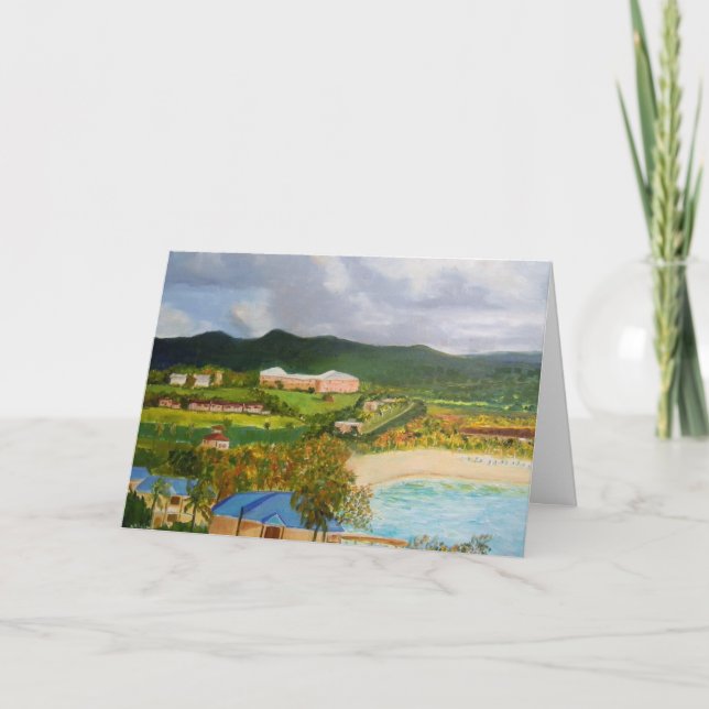 Carte Quel aView ! Hôtel de Buccaneer, St Croix (Devant)