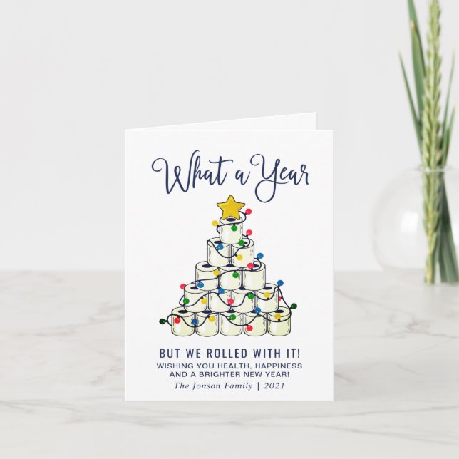 Carte Quelle année Noël Noël Fêtes de voeux (Devant)