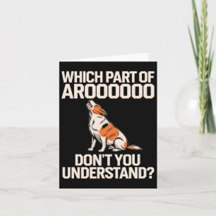 Carte Quelle partie de Aroooooo amateur de chien proprié