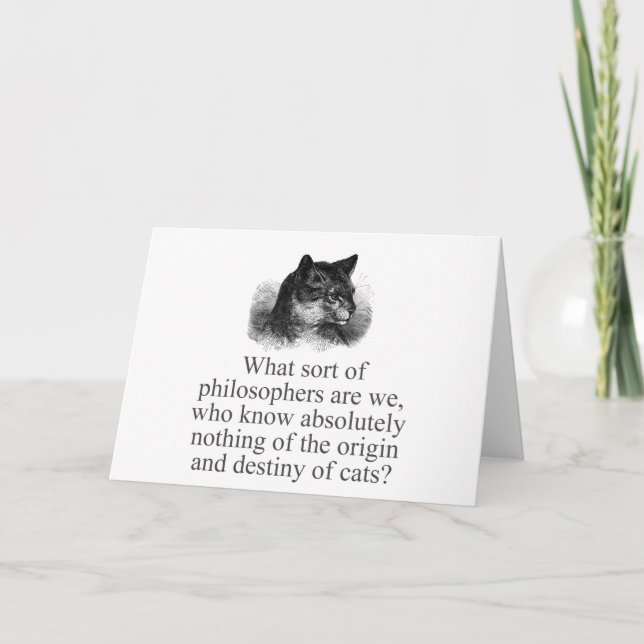 Carte Quelle Sorte De Philosophes Sommes-Nous ? (Devant)
