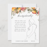 Quelle taille a son ventre ? | Jeu Baby shower