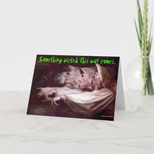 Carte Quelque chose de mauvais