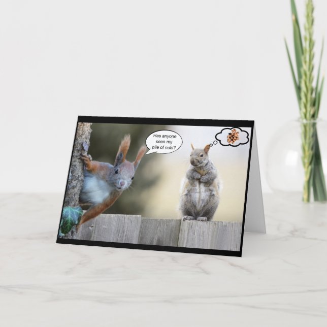 Carte Quelqu'un a-t-il vu mes noix ? (Devant)