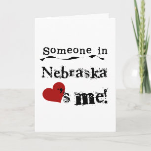 Carte Quelqu'Un Au Nebraska M'Aime