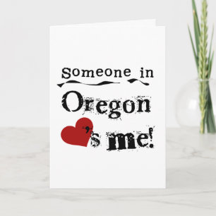 Carte Quelqu'Un En Oregon M'Aime