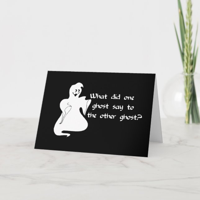 Carte Question de fantôme (Devant)